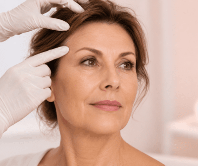Brow lift surgery consultation in Prague for a natural, rejuvenated appearance