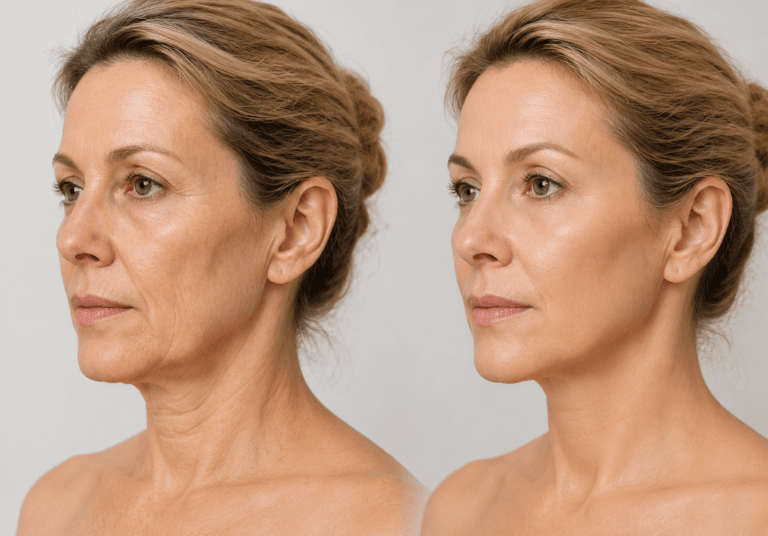 Ozempic face and Mounjaro face changes after significant GLP-1 weight loss